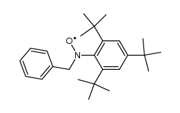 Benzyl-(2,4,6-tri-tert-butylphenyl)nitroxid结构式