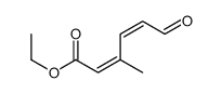 ethyl 3-methyl-6-oxohexa-2,4-dienoate Structure