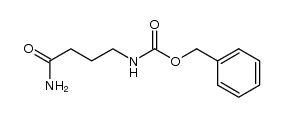 benzyl N-(4-amino-4-oxobutyl)carbamate结构式