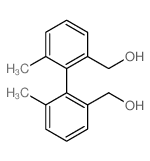 [1,1'-Biphenyl]-2,2'-dimethanol,6,6'-dimethyl-结构式