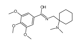 N-[[1-(dimethylamino)cyclohexyl]methyl]-3,4,5-trimethoxybenzamide结构式