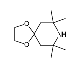 7,7,9,9-tetramethyl-1,4-dioxa-8-azaspiro[4.5]decane结构式