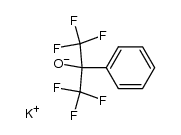 potassium 1,1,1,3,3,3-hexafluoro-2-phenyl-2-propoxide Structure