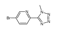 5-bromo-2-(1-methyltetrazol-5-yl)pyridine Structure