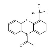 10-acetyl-4-trifluoromethyl-10H-phenothiazine Structure