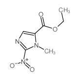 ethyl 3-methyl-2-nitro-imidazole-4-carboxylate structure