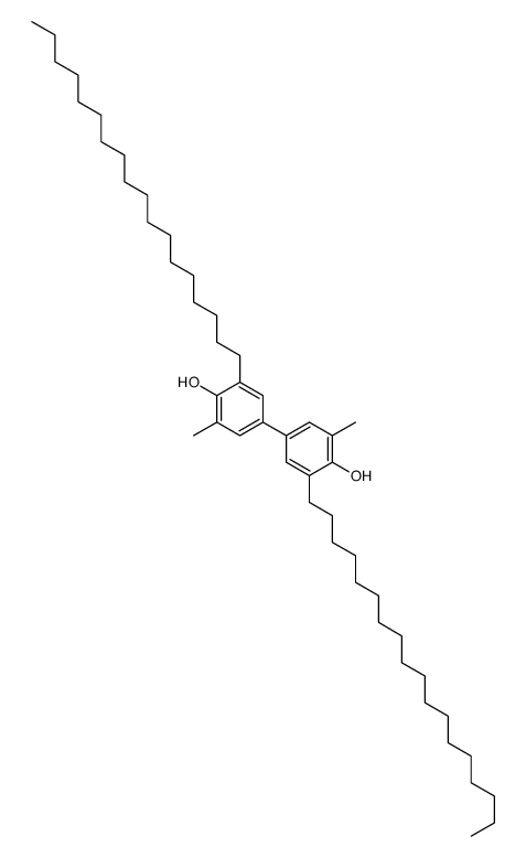 4-(4-hydroxy-3-methyl-5-octadecylphenyl)-2-methyl-6-octadecylphenol Structure
