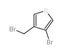 3-bromo-4-(bromomethyl)thiophene Structure