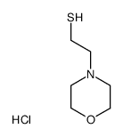 4-(2-mercaptoethyl)morpholine hydrochloride结构式