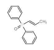 Phosphine oxide, diphenyl-1-propen-1-yl-结构式