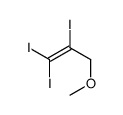1,1,2-triiodo-3-methoxyprop-1-ene Structure