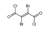 2,3-dibromobut-2-enedioyl dichloride Structure