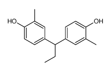 4-[1-(4-hydroxy-3-methylphenyl)propyl]-2-methylphenol结构式