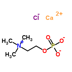 Calcium phosphorylcholine chloride Structure