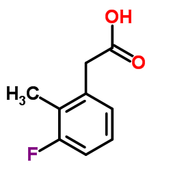 3-氟-2-甲基苯乙酸结构式