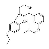 6-ethoxy-1-[3-(2-methylpropoxy)phenyl]-2,3,4,9-tetrahydro-1H-pyrido[3,4-b]indole Structure