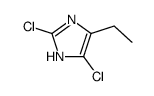 2,4-dichloro-5-ethyl-1H-imidazole结构式