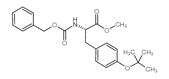 (S)-2-((苄氧基)羰基)氨基)-3-(4-(叔丁氧基)苯基)丙酸甲酯结构式