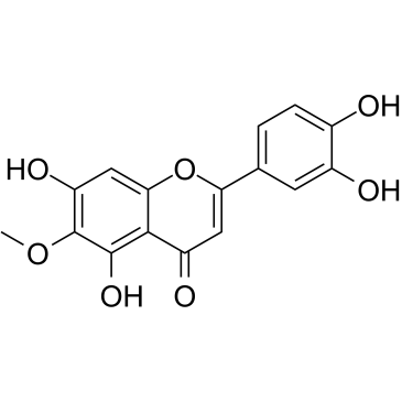 泽兰黄酮； 6-甲氧基藤黄菌素结构式