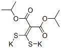 [Bis(potassiothio)methylene]malonic acid di(isopropyl) ester Structure