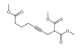 trimethyl hept-3-yne-1,1,7-tricarboxylate结构式