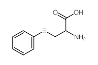 2-amino-3-phenylsulfanylpropanoic acid结构式