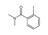 2-碘-N,N-二甲基苯甲酰胺结构式