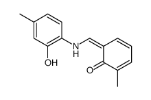 (6Z)-6-[(2-hydroxy-4-methylanilino)methylidene]-2-methylcyclohexa-2,4-dien-1-one结构式