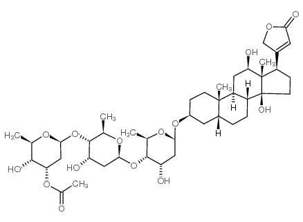 α-Acetyl Digoxin structure