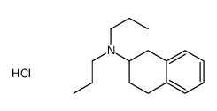 N,N-dipropyl-1,2,3,4-tetrahydronaphthalen-2-amine,hydrochloride Structure