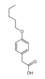 2-[4-(PENTYLOXY)PHENYL]ACETIC ACID结构式