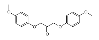1,3-Bis(p-methoxyphenoxy)-2-propanone结构式