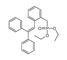 1-(diethoxyphosphorylmethyl)-2-(2,2-diphenylethenyl)benzene结构式