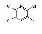 2,3,6-trichloro-5-iodomethyl-pyridine Structure
