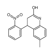 6-methyl-4-(2-nitrophenyl)-3,4-dihydro-1H-quinolin-2-one Structure