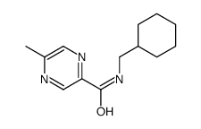 Pyrazinecarboxamide, N-(cyclohexylmethyl)-5-methyl- (9CI) Structure
