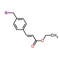 Ethyl (2E)-3-[4-(bromomethyl)phenyl]acrylate Structure