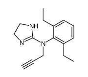 N-(2,6-diethylphenyl)-N-prop-2-ynyl-4,5-dihydro-1H-imidazol-2-amine Structure