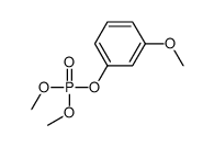 (3-methoxyphenyl) dimethyl phosphate结构式