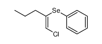 Z-1-Chlor-2-phenylseleno-1-penten结构式
