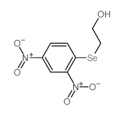 Ethanol,2-[(2,4-dinitrophenyl)seleno]- Structure