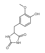 5-vanillyl-imidazolidine-2,4-dione Structure