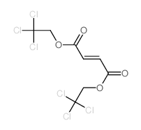bis(2,2,2-trichloroethyl) (E)-but-2-enedioate结构式