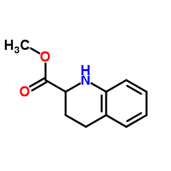 Methyl 1,2,3,4-tetrahydro-2-quinolinecarboxylate Structure