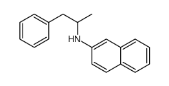 N-(1-phenylpropan-2-yl)naphthalen-2-amine结构式