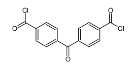 4-(4-carbonochloridoylbenzoyl)benzoyl chloride Structure