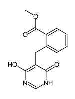 2-(4,6-dioxo-1,4,5,6-tetrahydro-pyrimidin-5-ylmethyl)-benzoic acid methyl ester Structure