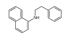 N-(2-phenylethyl)naphthalen-1-amine结构式