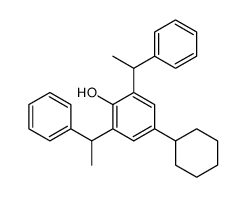 4-Cyclohexyl-2,6-di(α-methylbenzyl)phenol结构式