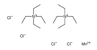 四氯锰酸四乙基铵(II)结构式